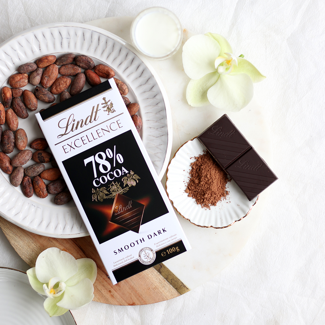 product-grid-gallery-item شکلات تلخ 78% لینت LINDT Smooth Dark وزن 100 گرم