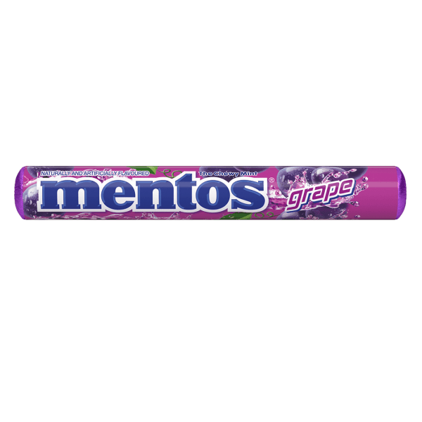 آدامس جویدنی با طعم انگور منتوس Mentos Grape