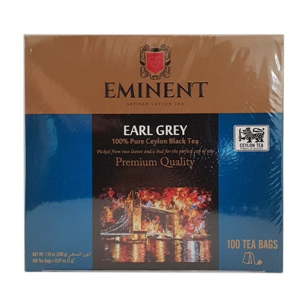 چای کیسه ای عطری ارل گری امیننت بسته 100 عددی