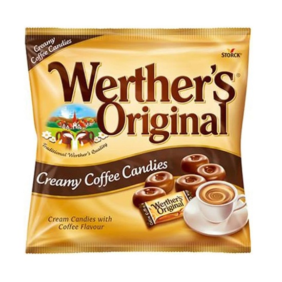 آبنبات کرم قهوه اورجینال وردرز Werther's وزن 125 گرم