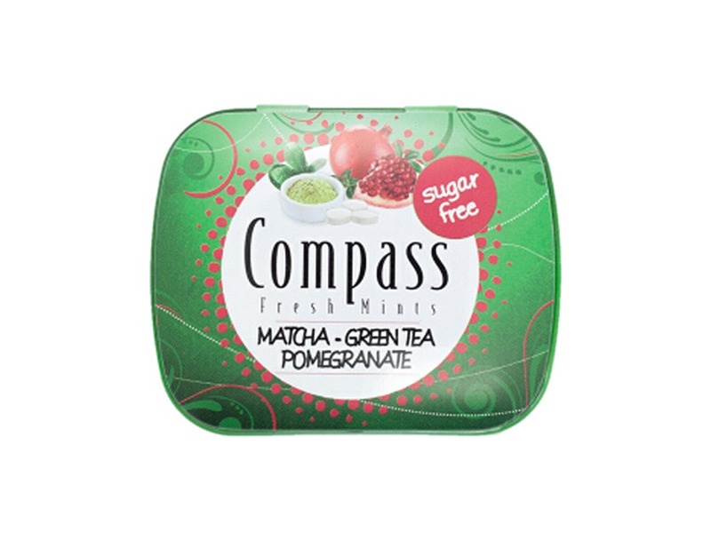 قرص خوشبو کننده دهان با عصاره انار و چای سبز Compass
