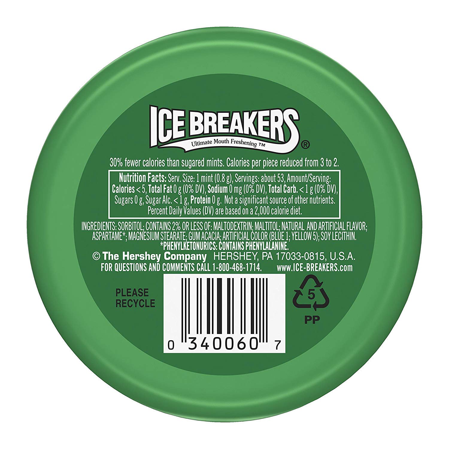 product-grid-gallery-item قرص خوشبوکننده دهان آیس بریکرز Ice Breakers با طعم نعناع تند