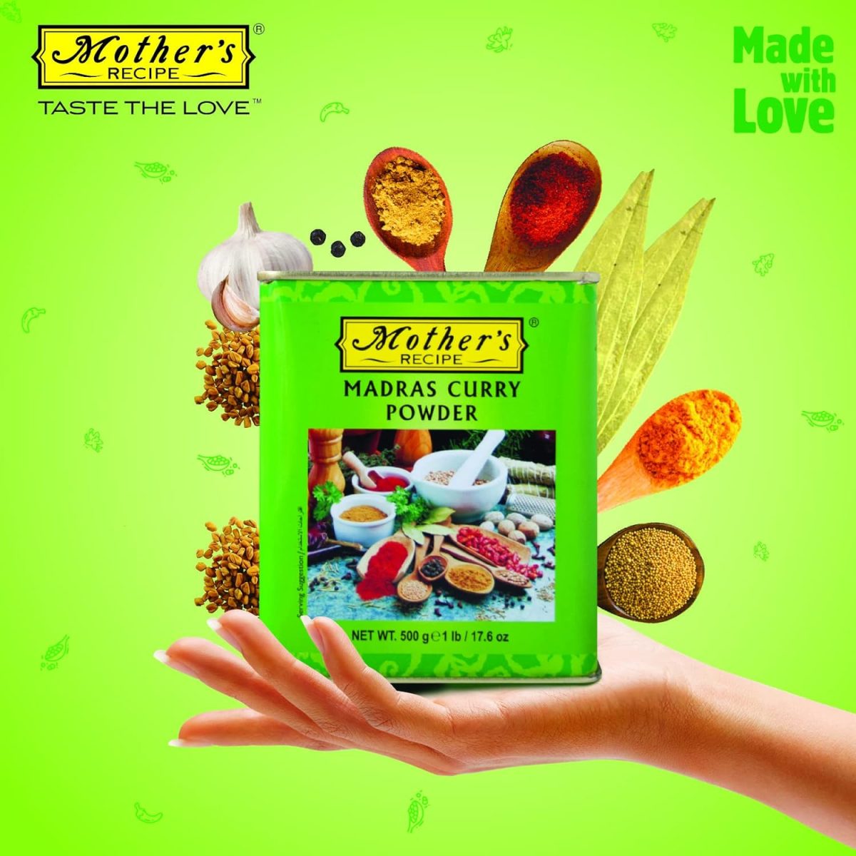 پودر ادویه کاری هندی مادر Mother's وزن 250 گرم - Image 2