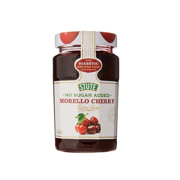 مربای بدون قند و دیابتی Stute با طعم آلبالو وزن 430 گرم