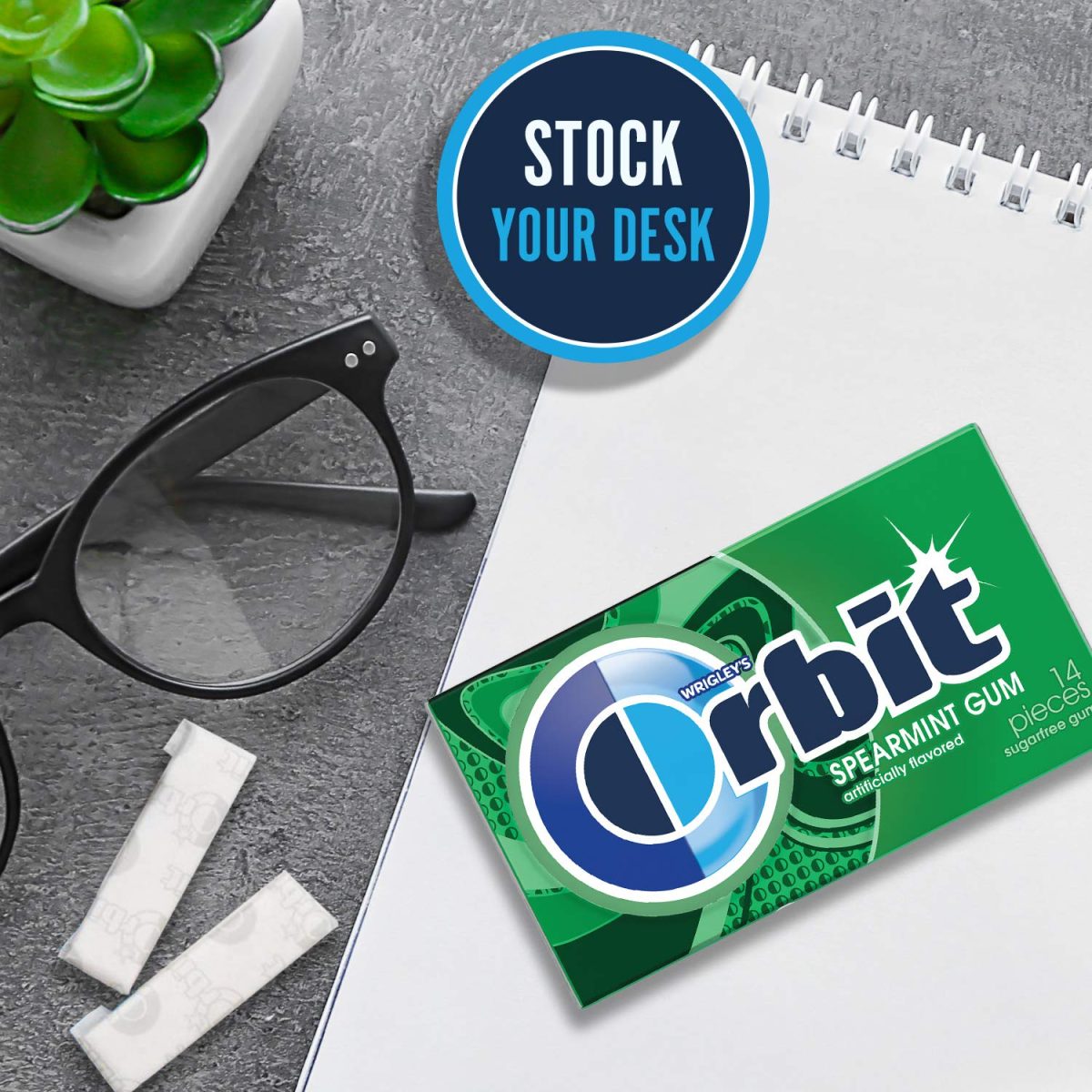 آدامس بدون قند نعنا تند اوربیت Orbit بسته 14 عددی - Image 4