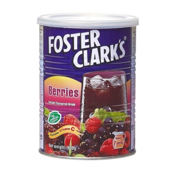 پودر شربت توت فوستر کلارکس FOSTER CLARKS وزن 900 گرم