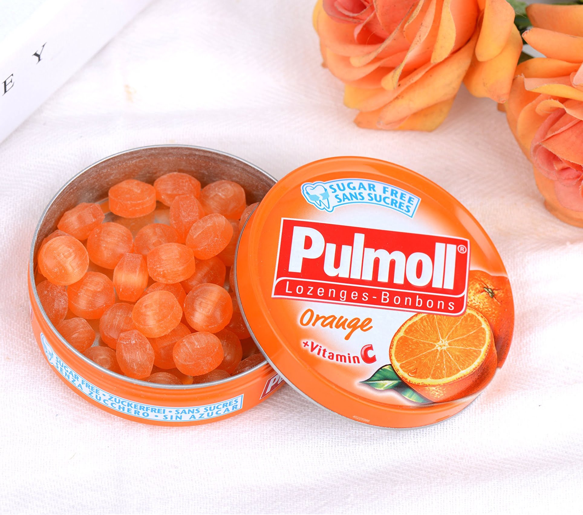 product-grid-gallery-item آبنبات پولمول Pulmoll با طعم پرتقال وزن 45 گرم