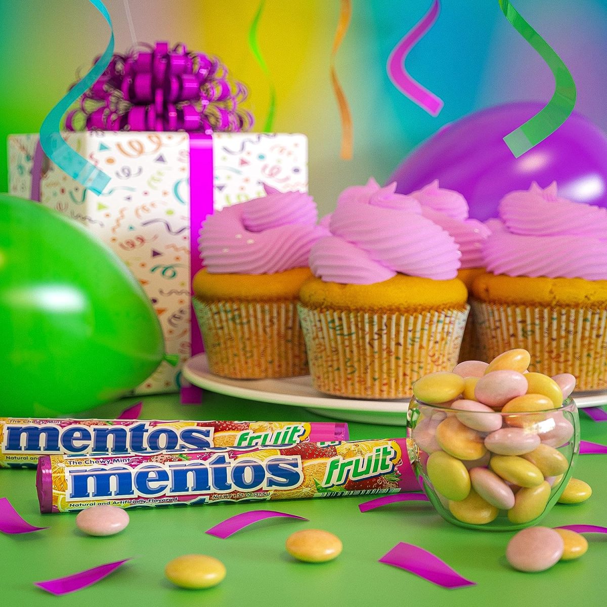 آدامس جویدنی میوه ای منتوس Mentos Fruit - Image 3