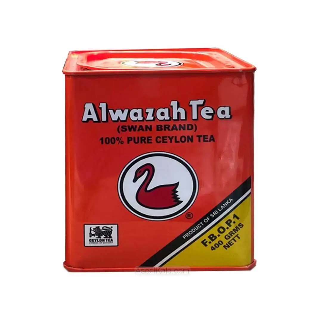 چای قو قوطی الوزه Alwazah Tea وزن 400 گرم