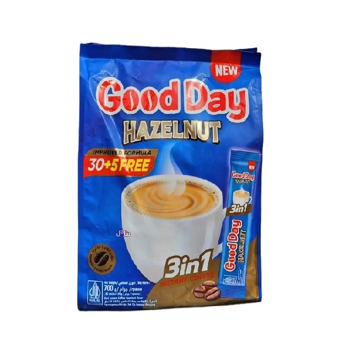 کافی میکس فندقی گوددی Good Day بسته 35 عددی