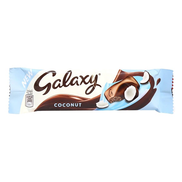 شکلات نارگیلی گلکسی Galaxy وزن 36گرم