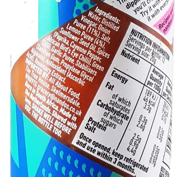 product-grid-gallery-item سس پری پری ملایم ناندوز Nando's Mild حجم 250 میل