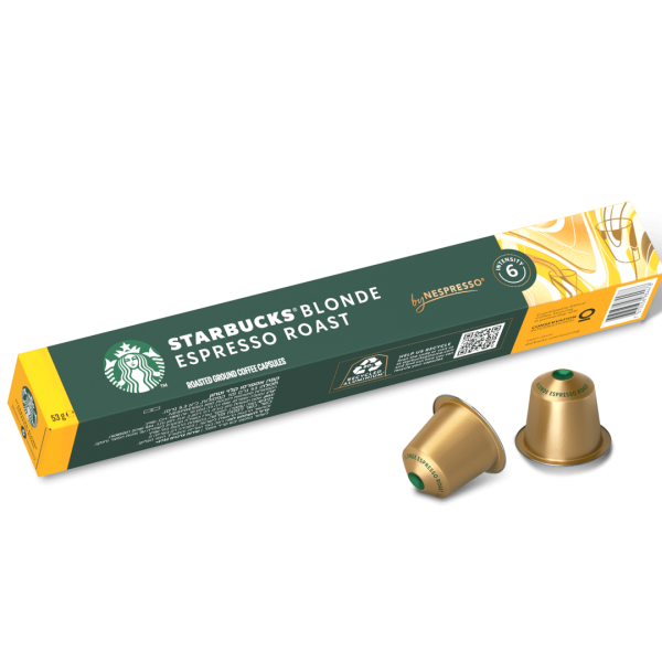 کپسول قهوه استارباکس بلوند بسته 10 تایی