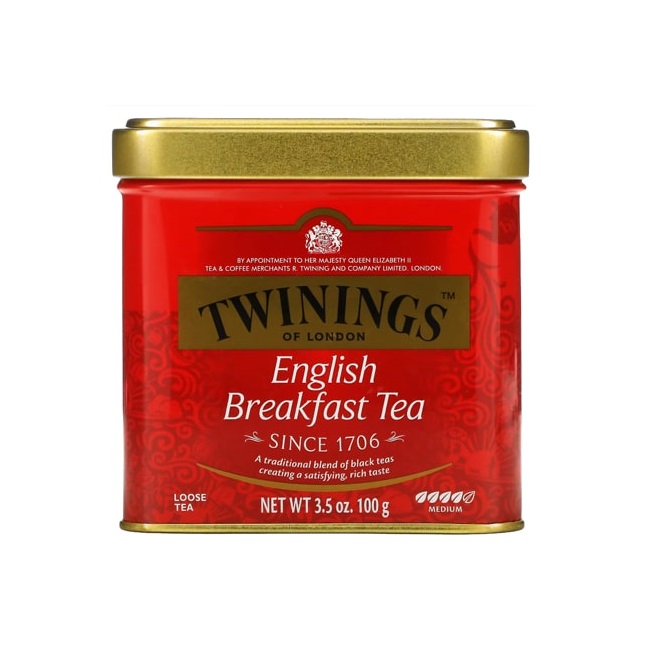 چای سیاه صبحانه انگلیسی توینینگز وزن 100 گرم