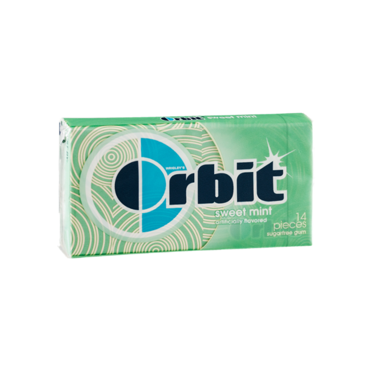 آدامس بدون شکر نعنا شیرین اوربیت Orbit بسته 14 عددی - Image 2