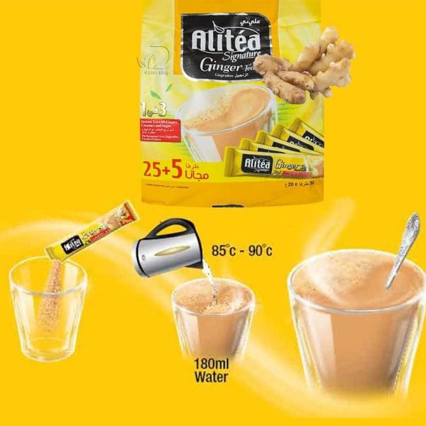 product-grid-gallery-item شیر چای علی تی با طعم زنجبیل بسته 30 عددی