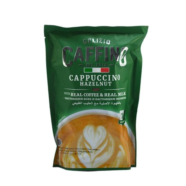 کاپوچینو فندقی کافینو Delizio Hazelnut بسته 10 عددی