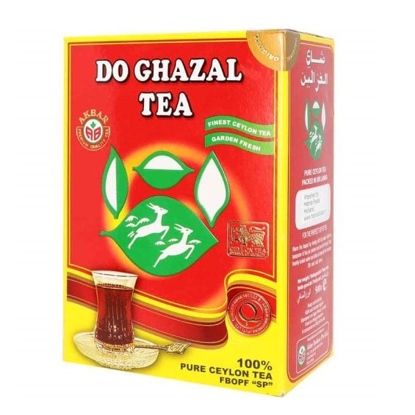 چای سیاه ساده دوغزال وزن 500 گرم