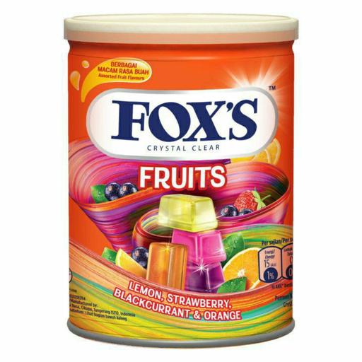 آبنبات قوطی فاکس FOX'S مدل Fruits وزن 180 گرم