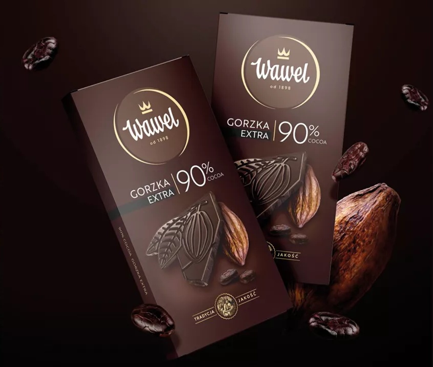 product-grid-gallery-item شکلات تخته ای تلخ واول 90% Wawel وزن 100 گرم