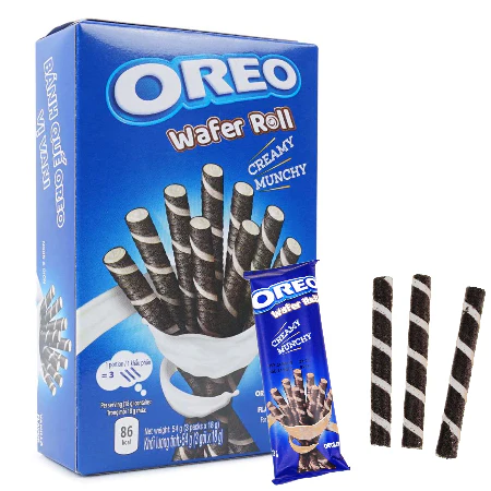 product-grid-gallery-item ویفر رول وانیلی اورئو Oreo وزن 54 گرم