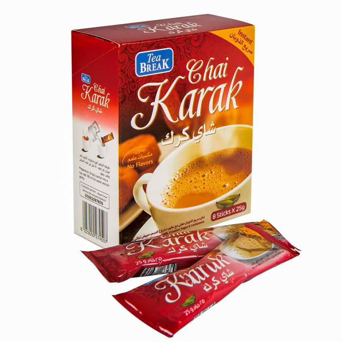چای کرک تی بریک مدل karak بسته 8 عددی