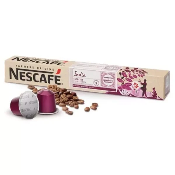 کپسول قهوه نسکافه Nescafe مدل India بسته 10 عددی