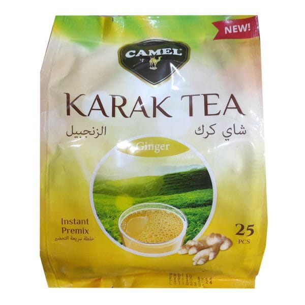شیر چای کرک زنجبیلی Camel بسته 25 عددی