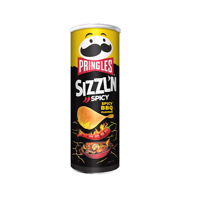 چیپس تند باربیکیو پرینگلز Pringles Spicy وزن 160 گرم