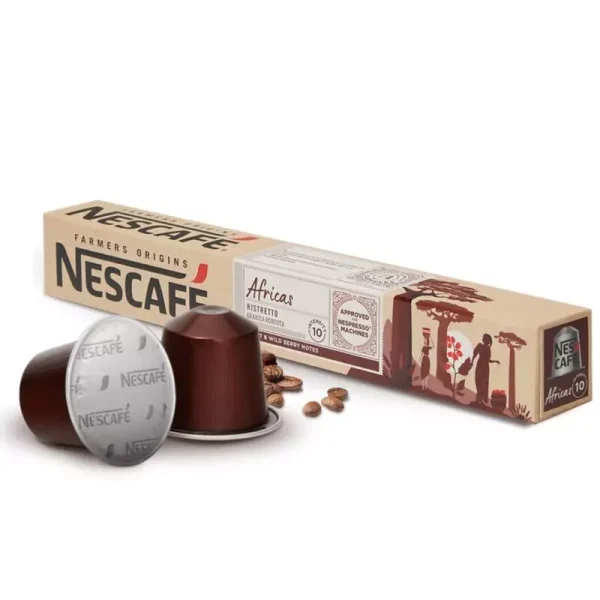 کپسول نسپرسو برند نسکافه مدل Africas  بسته 10 عددی