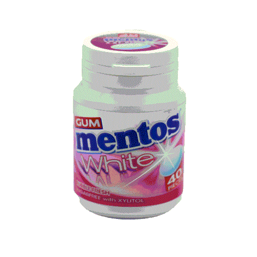 آدامس منتوس وایت با طعم بادکنکی Mentos White وزن 60 گرم