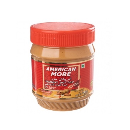 کره بادام زمینی کرمی امریکن مور وزن 340 گرم