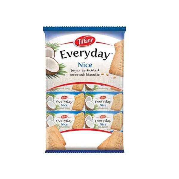 بیسکویت نارگیلی نایس تیفانی بسته 10 عددی