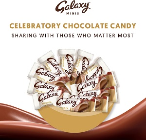 product-grid-gallery-item شکلات شیری گلکسی مینیس Minis بسته 162 گرمی