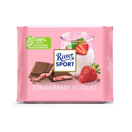 شکلات توت فرنگی ریتر اسپرت Ritter Sport وزن 100 گرم