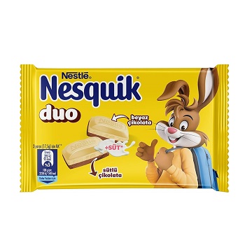 شکلات سفید تابلت نسکوئیک Nesquick Duo وزن 70 گرم