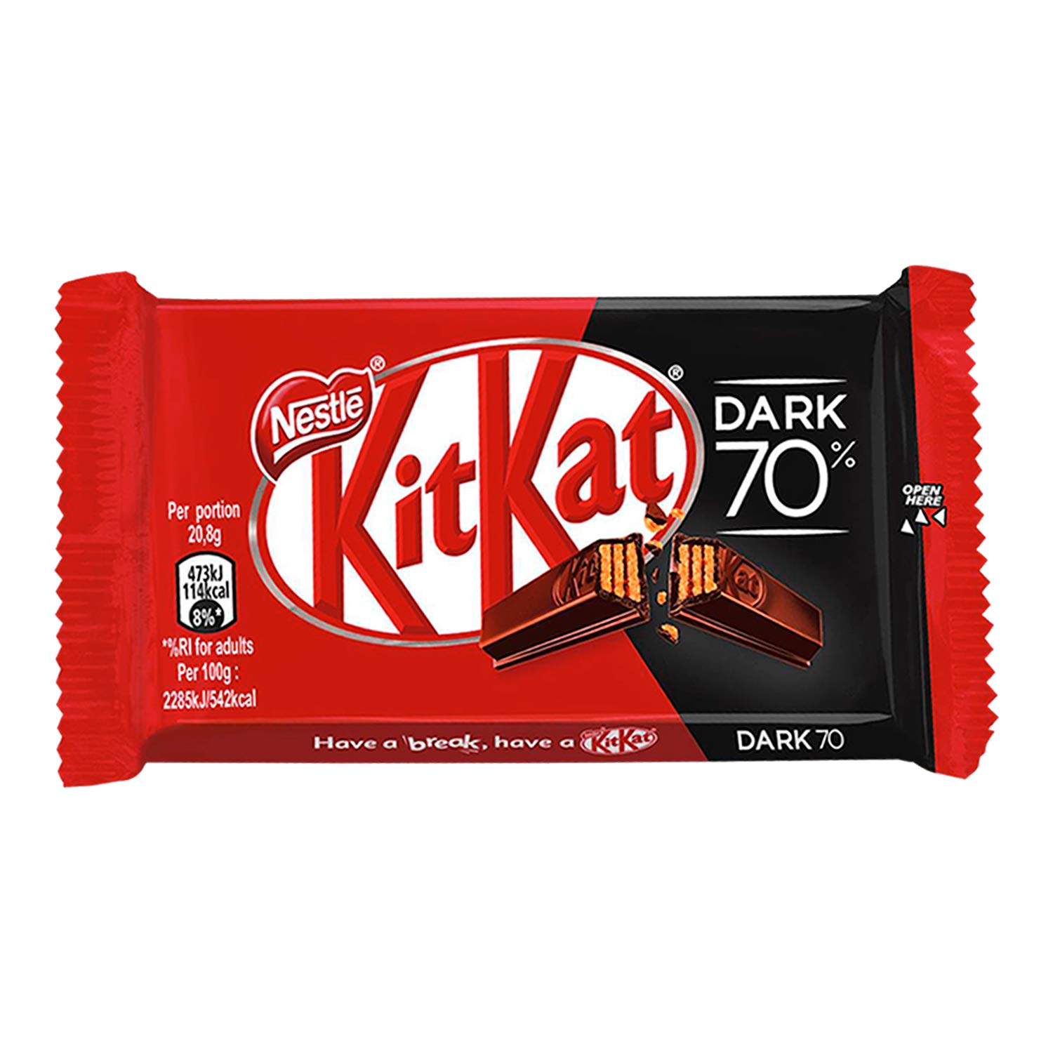 ویفر شکلاتی تیره %70 کیت کت KitKat