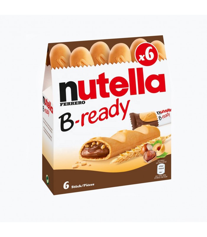 بیسکوییت شکلاتی نوتلا Nutella مدل B-ready بسته 6 تایی