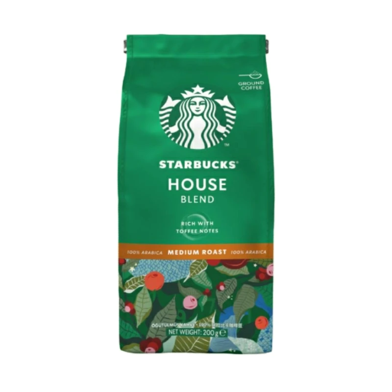 پودر قهوه استارباکس Starbucks House Blend وزن 200 گرم