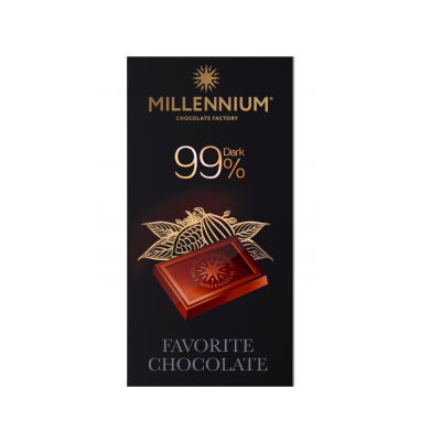 شکلات تلخ 99% میلینیوم وزن 100 گرم