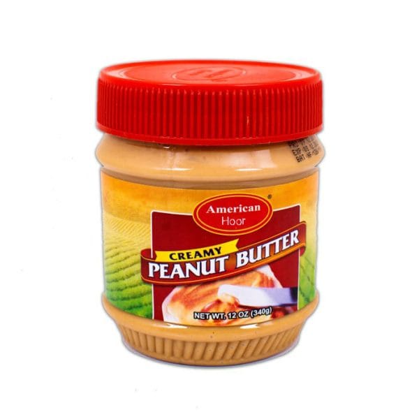 کره بادام زمینی کرمی امریکن هور وزن 340 گرم