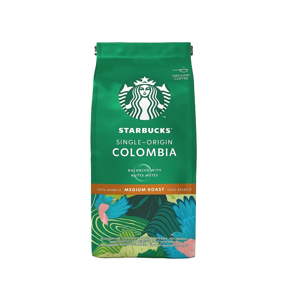 پودر قهوه کلمبیا استارباکس Starbucks وزن 200 گرم