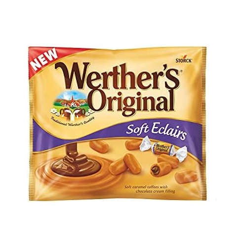 تافی نرم کارامل شکلاتی وردرز Werther's وزن 500 گرم