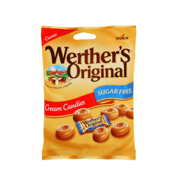 آبنبات خامه ای بدون قند اورجینال وردرز Werther's وزن 70 گرم
