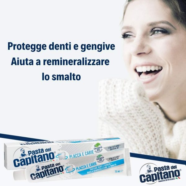 product-grid-gallery-item خمیردندان ضد پوسیدگی کاپیتانو Capitano Placca E Carie حجم 100 میل