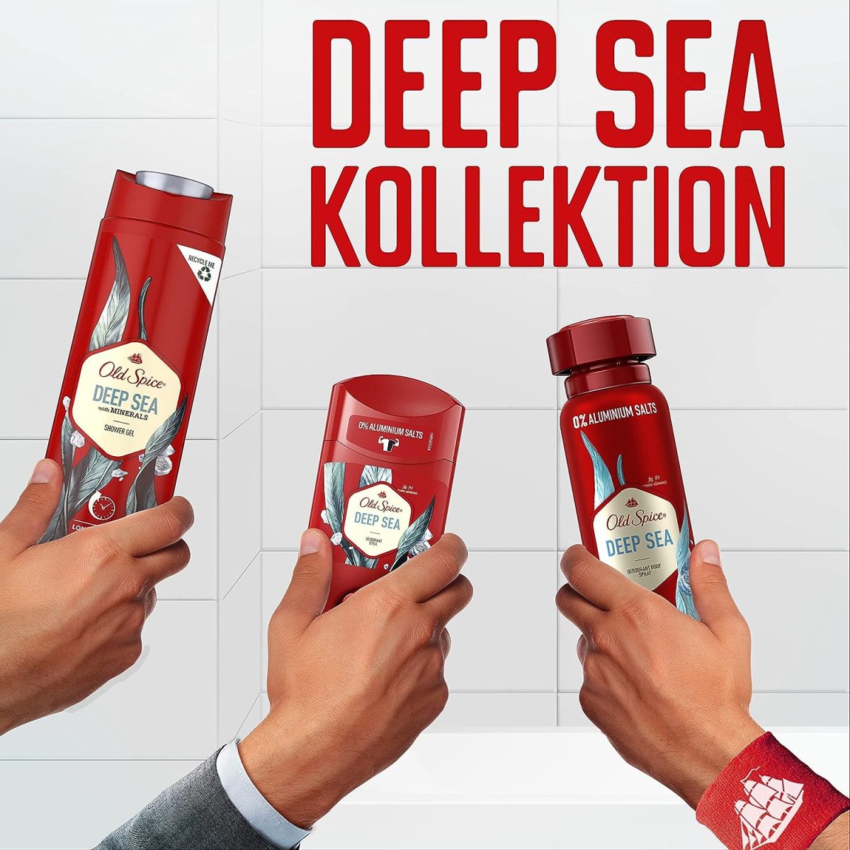مام صابونی مردانه اولداسپایس مدل Deep Sea - Image 5