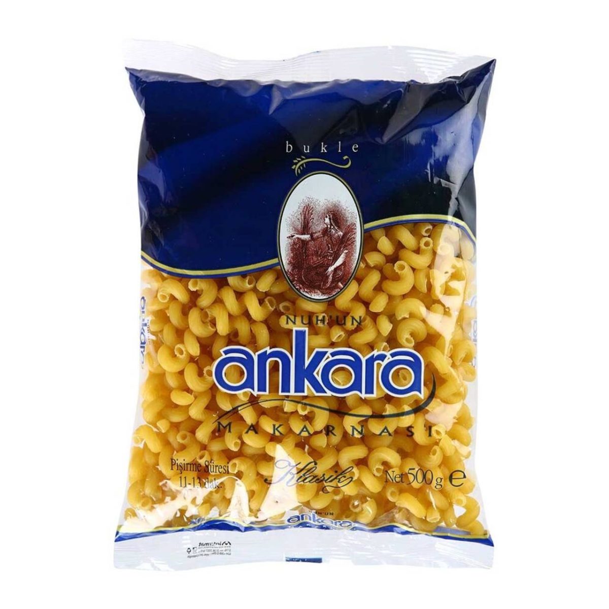 ماکارونی لوله ای آنکارا Ankara وزن 500 گرم