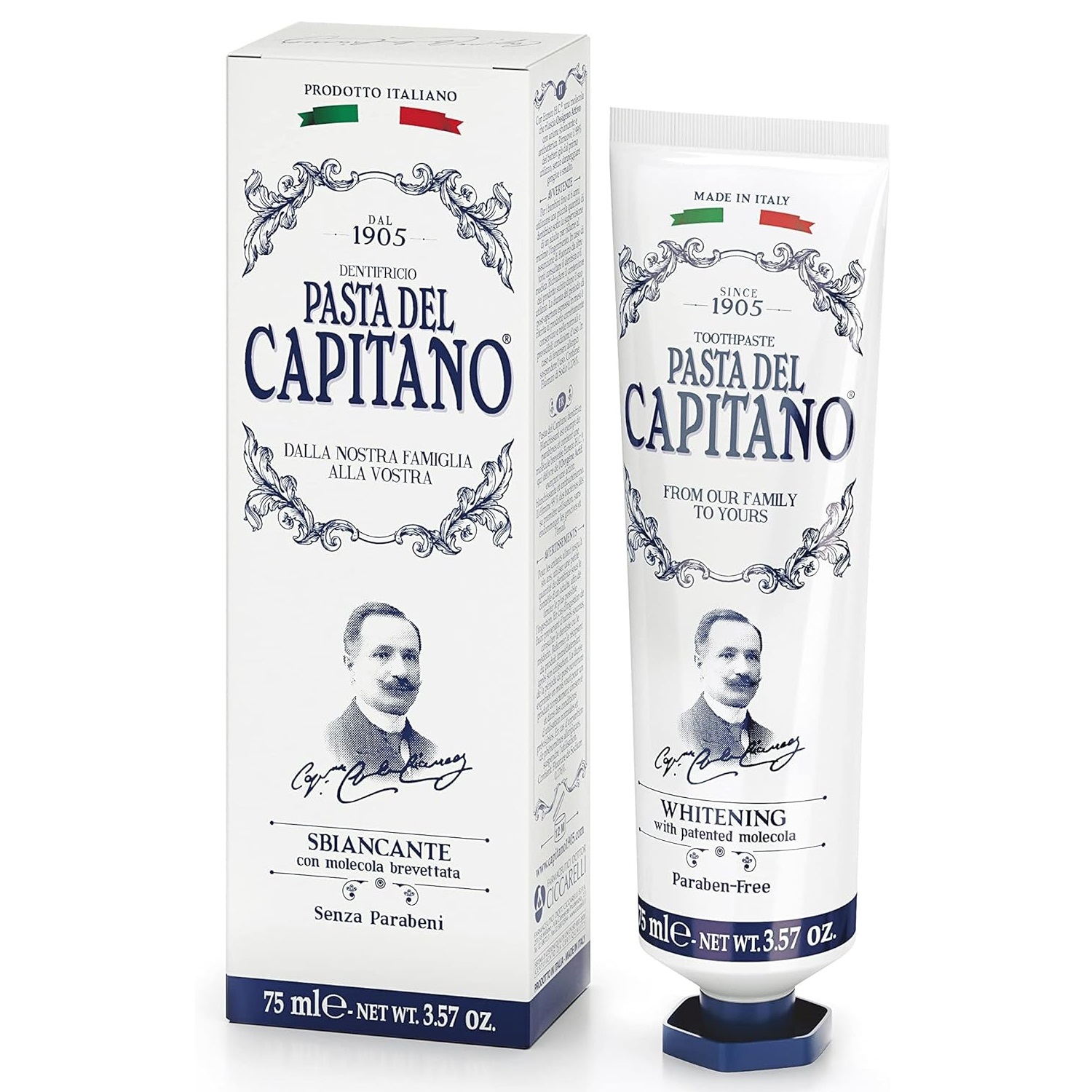 product-grid-gallery-item خمیردندان سفیدکننده کاپیتانو Capitano حجم 75 میل