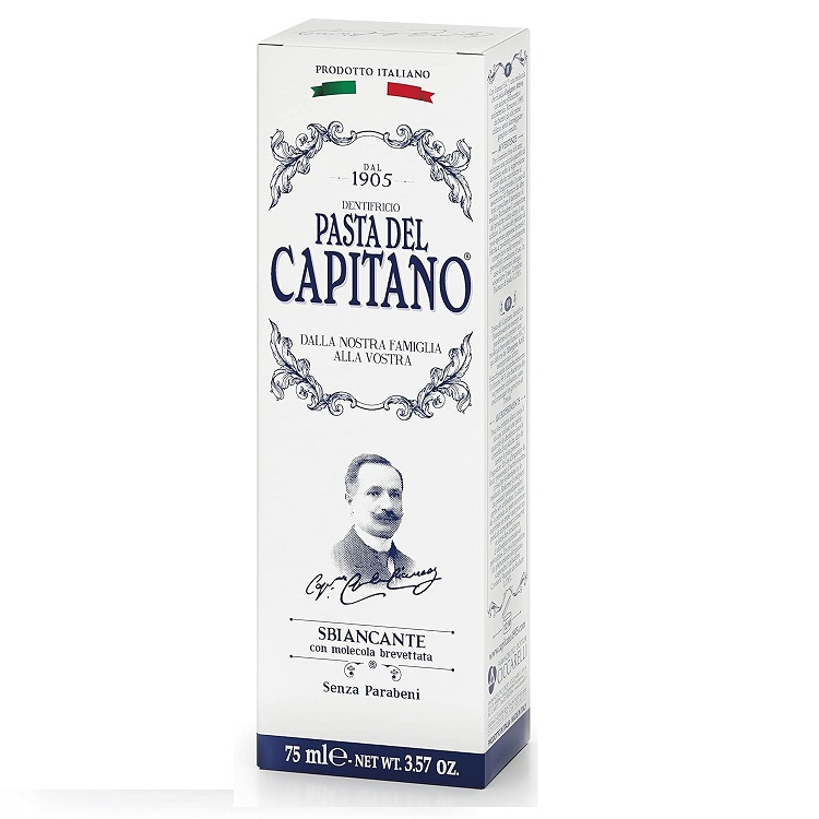 خمیردندان سفیدکننده کاپیتانو Capitano حجم 75 میل