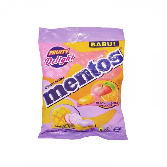 دراژه میوه ای منتوس Mentos Fruity Delight وزن 135 گرم